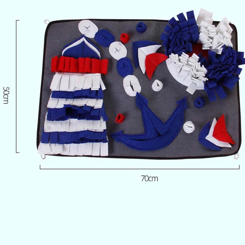 Snuffle Mat pour Chien - Tapis d'odorat interactif, Jeu éducatif pour Ralentir la Faim et Réduire l'Anxiété - La Tribu Poilue
