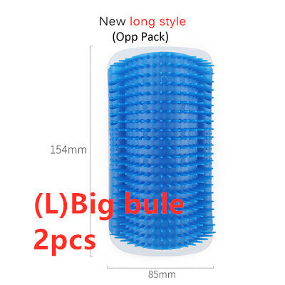 Brosse Murale Autonettoyante pour Chats – Massage & Élimination des Poils - La Tribu Poilue
