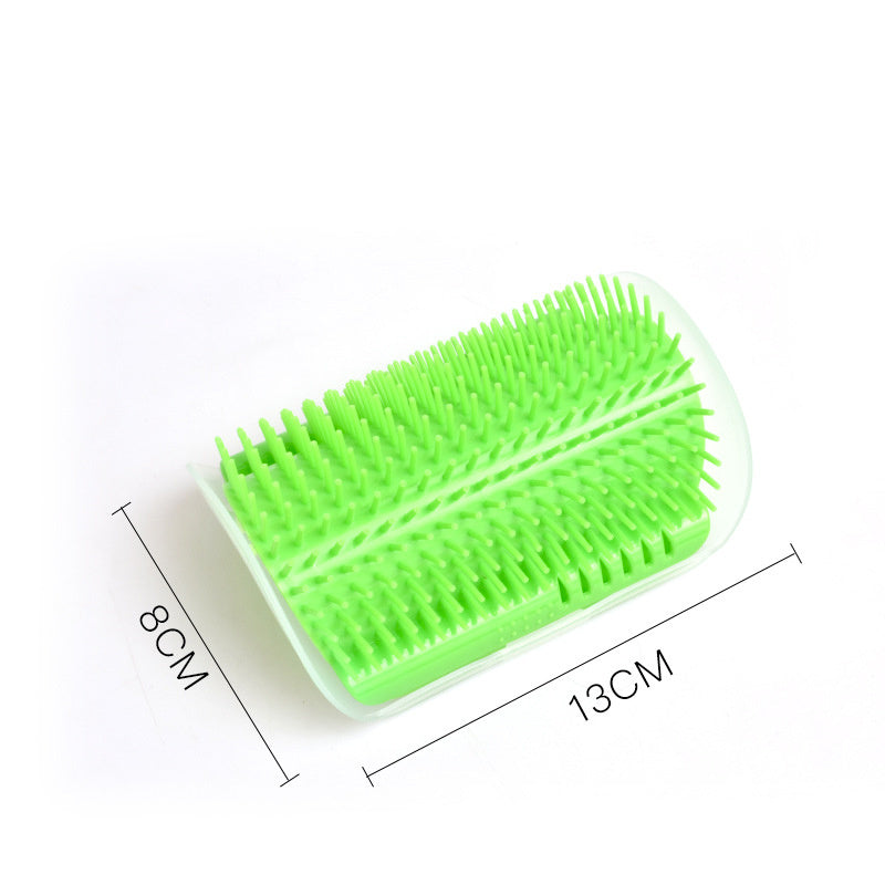 Brosse Murale Autonettoyante pour Chats – Massage & Élimination des Poils - La Tribu Poilue