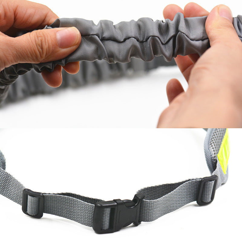Set de Canicross 4 en 1 pour Chien - Ceinture Lombaire, Laisse Élastique et Sac de Hydratation - Équipement Running & Randonnée - La Tribu Poilue