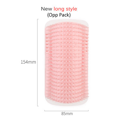Brosse Murale Autonettoyante pour Chats – Massage & Élimination des Poils - La Tribu Poilue